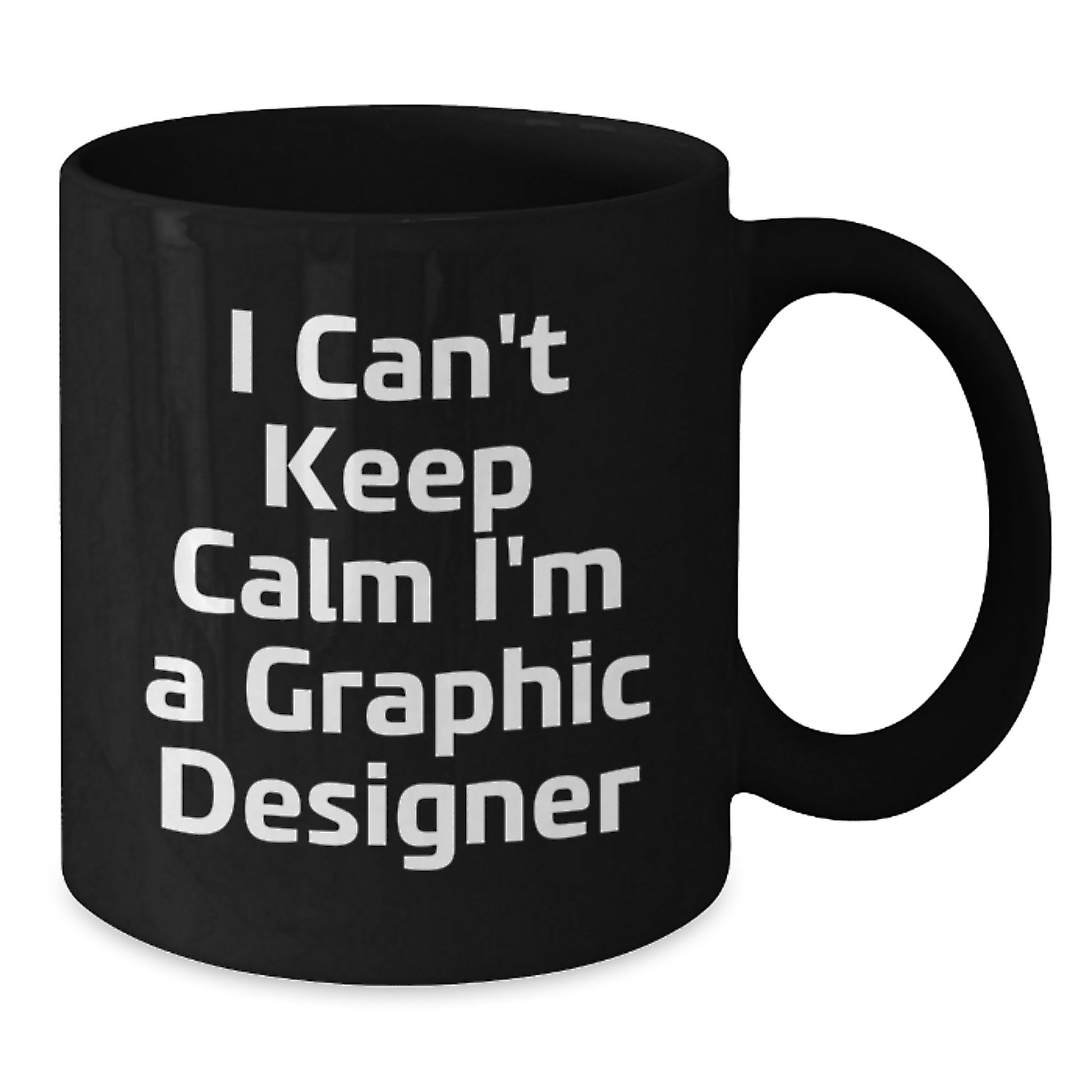Gifts from Friends to the Amazing Graphic Designer, Fun Black Coffee Mug, I Love Being a Graphic Designer, Unique Christmas Unique Gifts for Graphic Designers - Additional