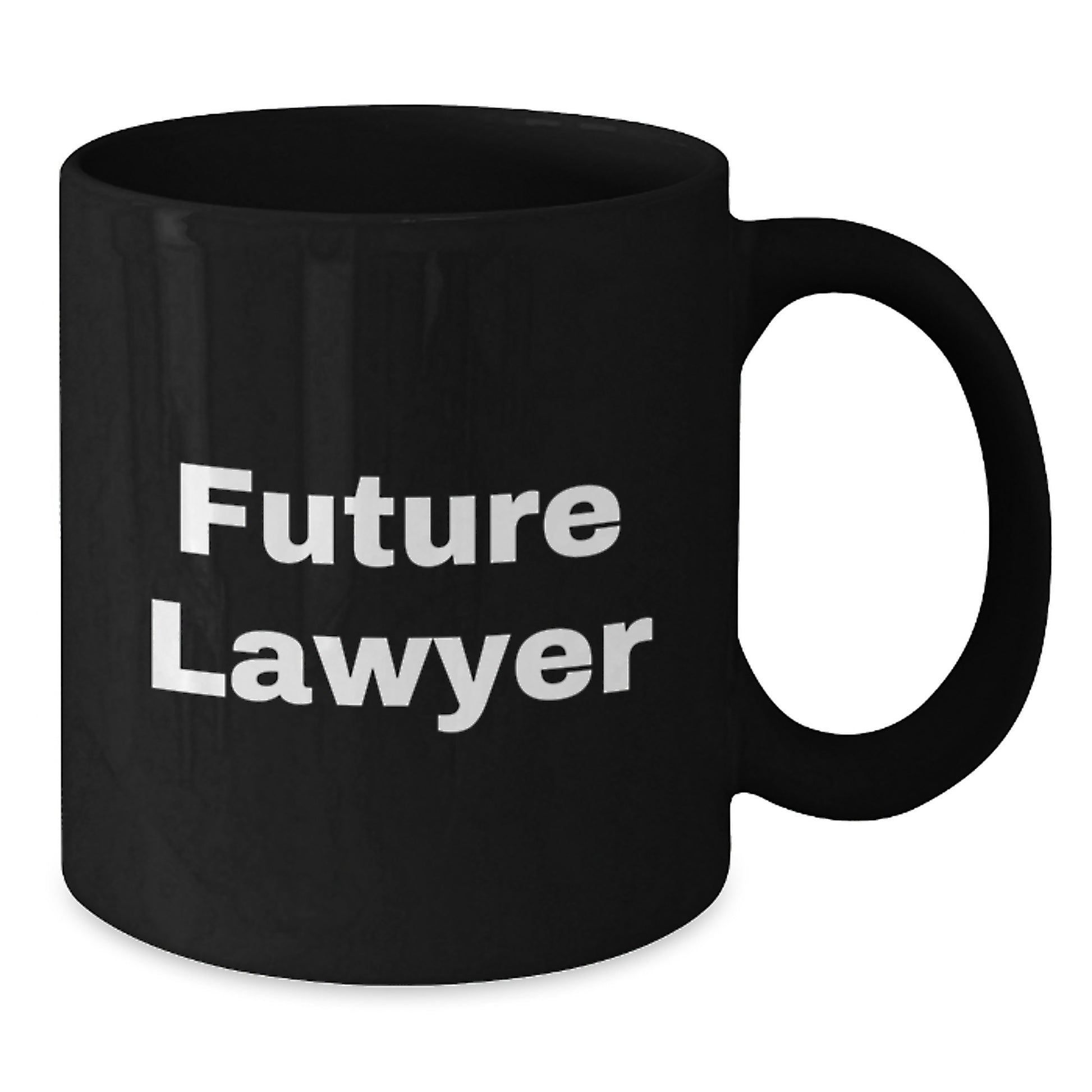 Funny Quotes for Future Lawyer Black Coffee Mug, Lawyer Gifts from Friends, Christmas Unique Gifts - Additional