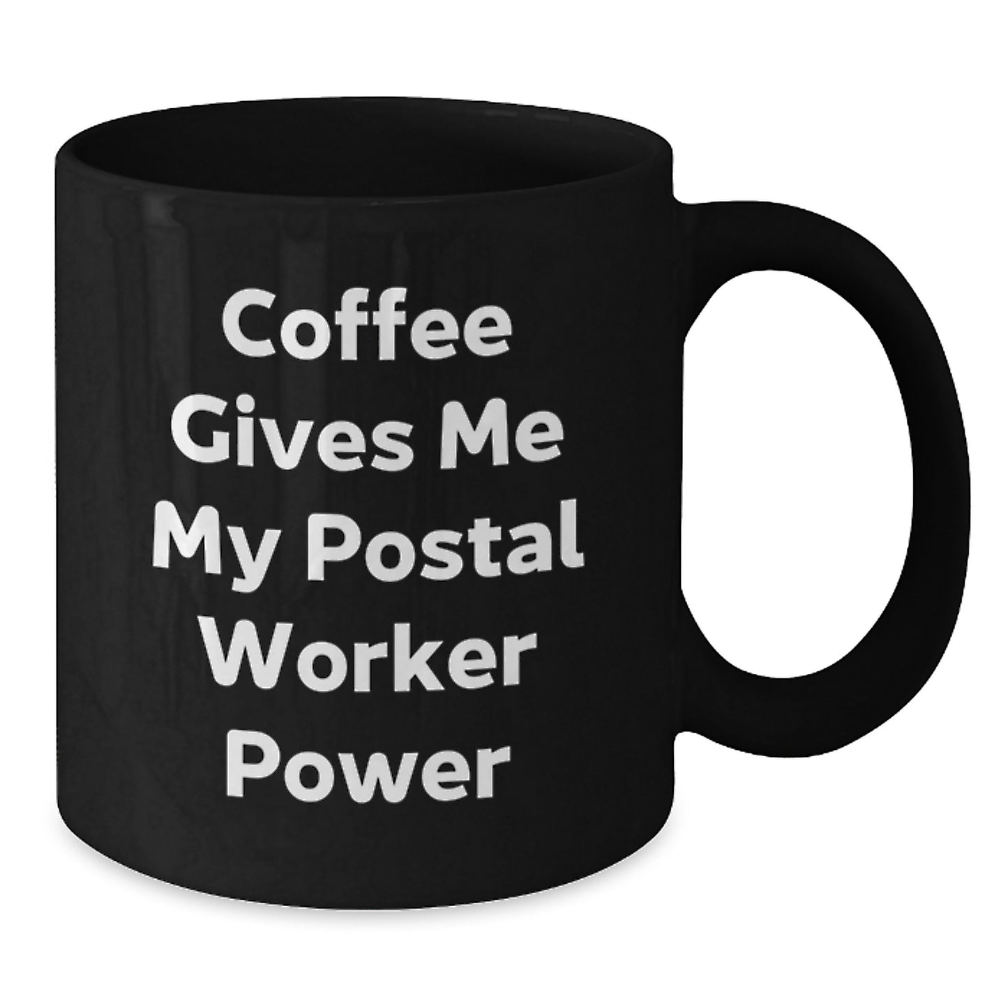 Funny Postal Worker Gifts for Men Black Coffee Mugs Christmas Unique Presents Gifts from Friends - Additional