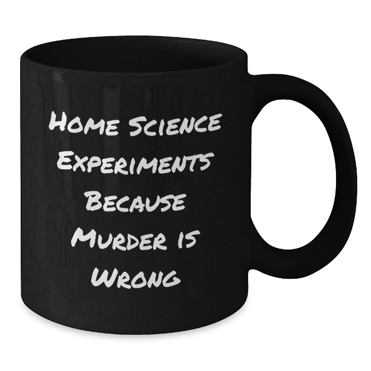 Funny Home Science Experiments Gifts from Friends Christmas Unique Mugs for Home Science Experiments Enthusiasts, Black Coffee Mug with a Twist - Additional