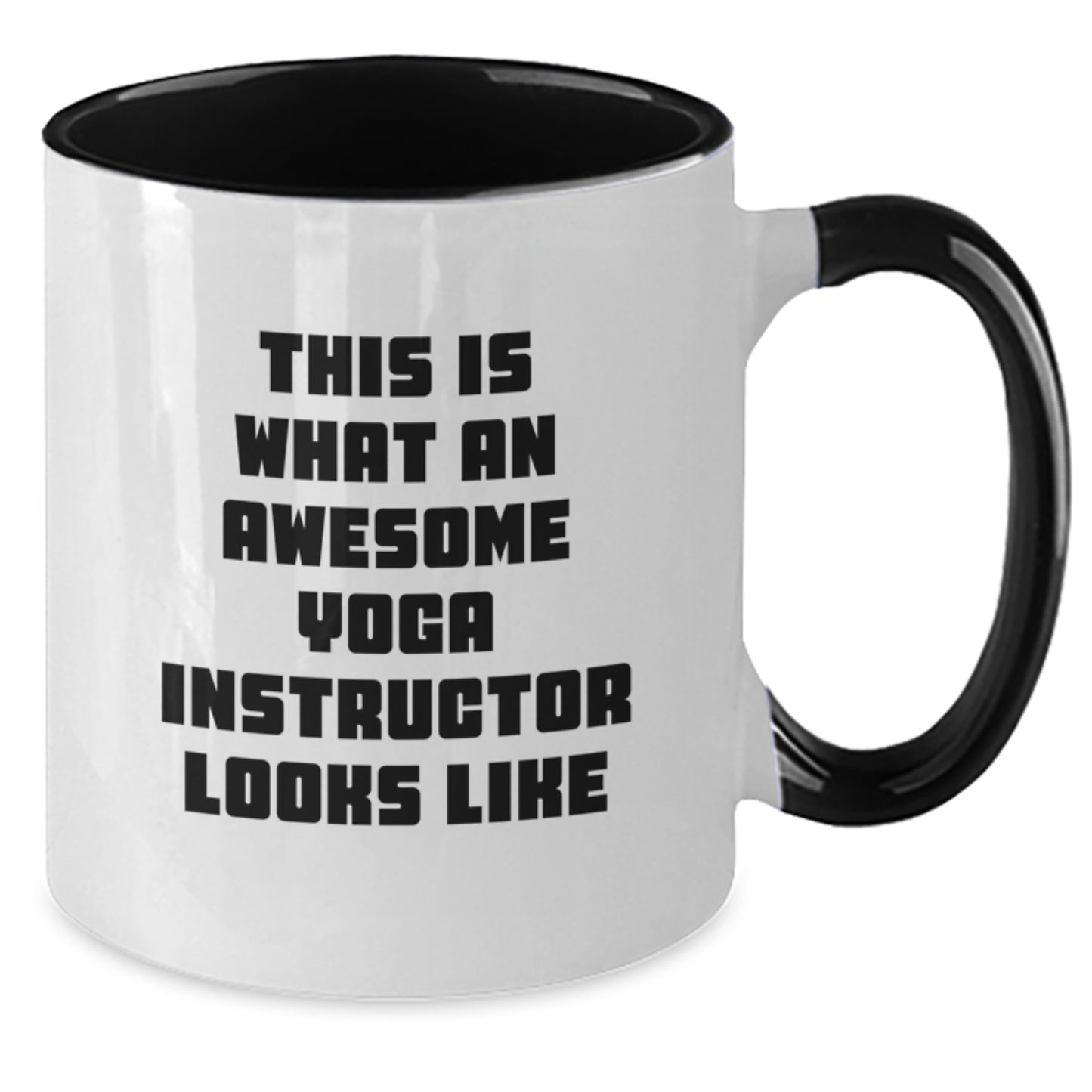 Funny Yoga Instructor Gifts from Friends, Unique Two Tone Coffee Mugs for Yoga Instructor Men, Christmas Unique Gifts - Additional