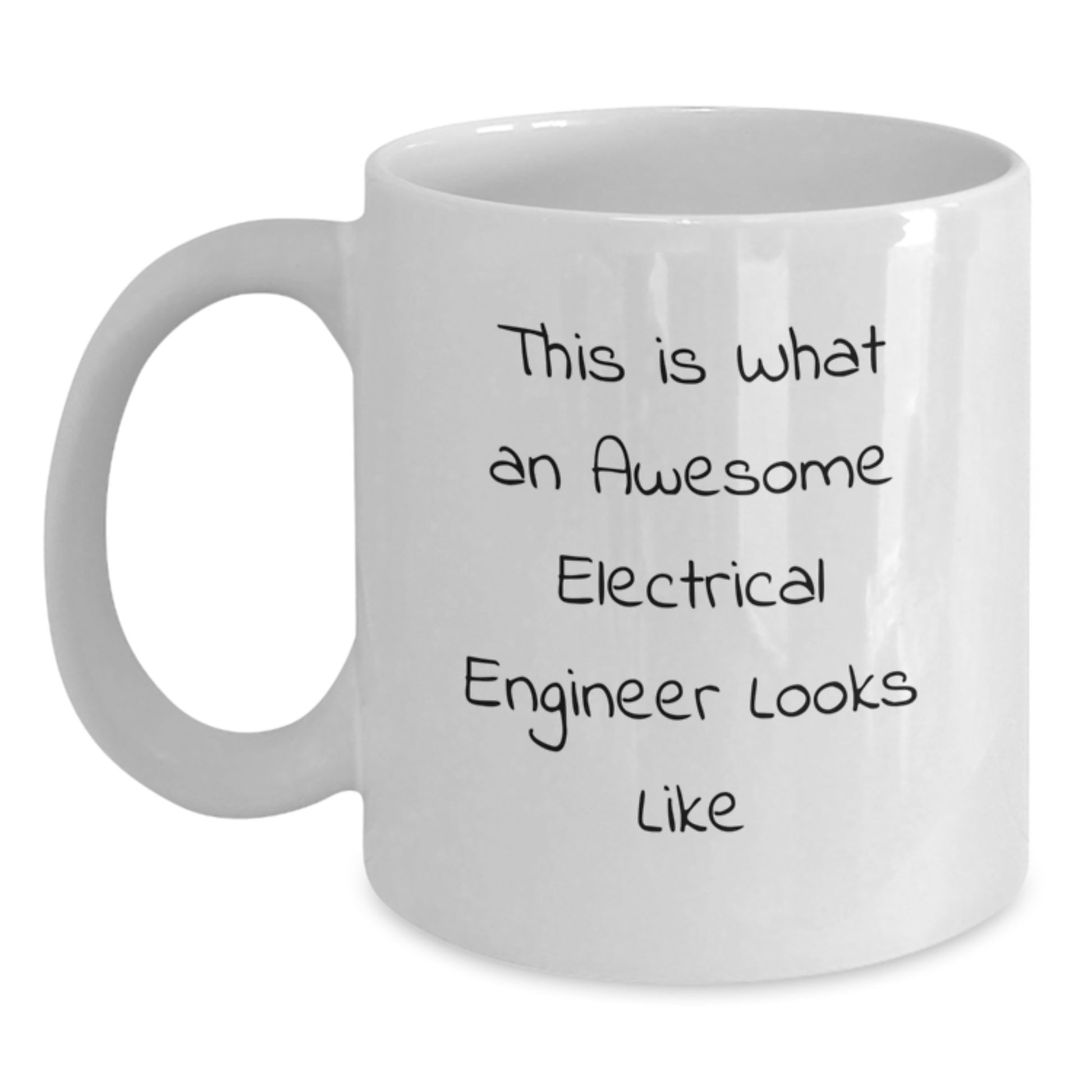 Funny Electrical Engineer Gifts for Men from Friends - White Coffee Mug - This Is What An Awesome Electrical Engineer Looks Like - Christmas Unique - Main