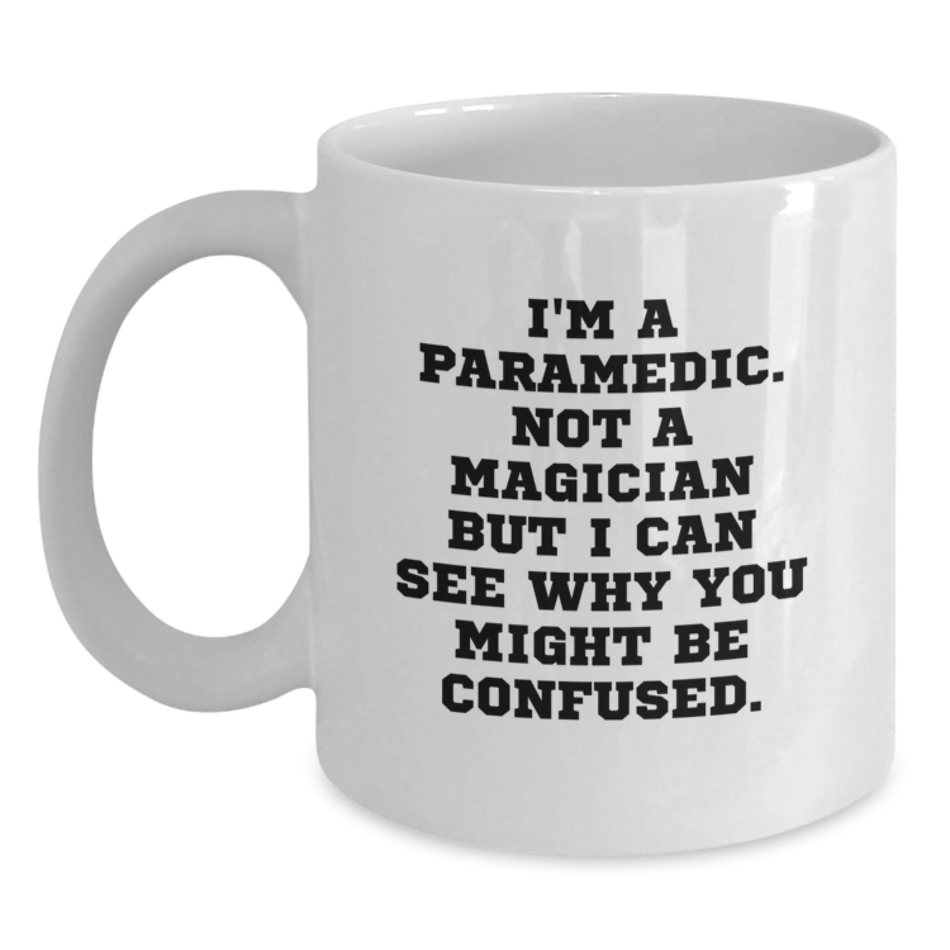 Funny Rescue Worker Gifts for Men, Unique White Coffee Mugs from Friends for Rescue Worker, Christmas Unique Gifts - Main