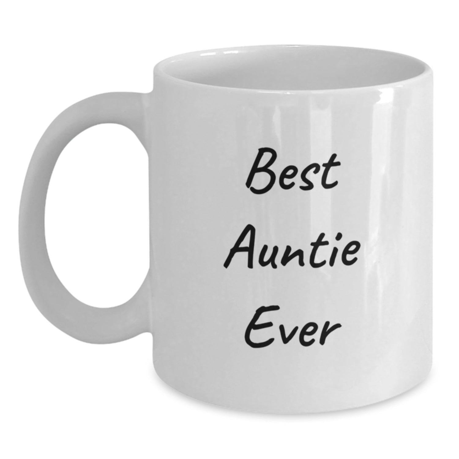 Funny Auntie Gifts for Auntie - Best Auntie Ever White Coffee Mug for Women Valentine's Unique Gifts from Men - Main