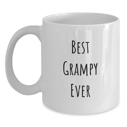 Funny Grampy White Coffee Mug Gifts from Family for Valentine's Unique - Main