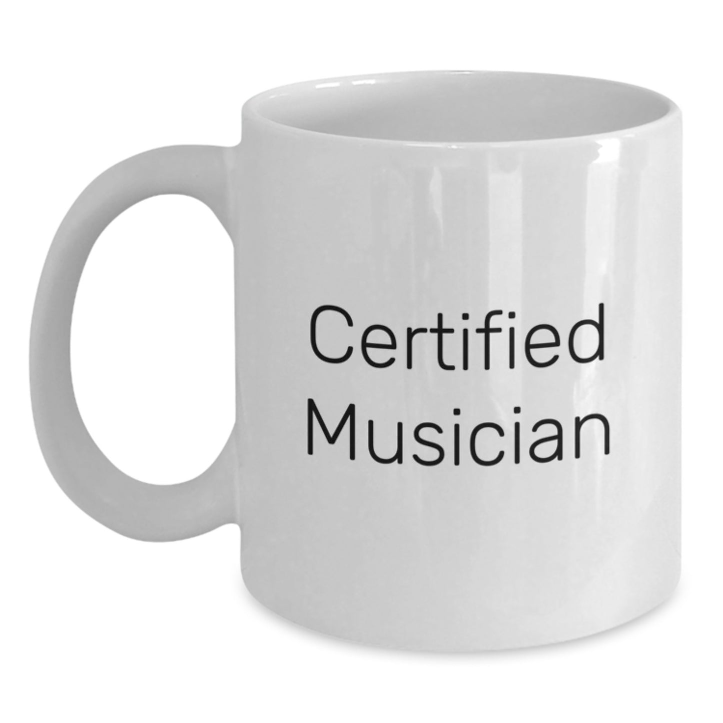 Funny Musician Gifts from Friends, White Coffee Mug for Musician, Christmas Unique Presents - Main