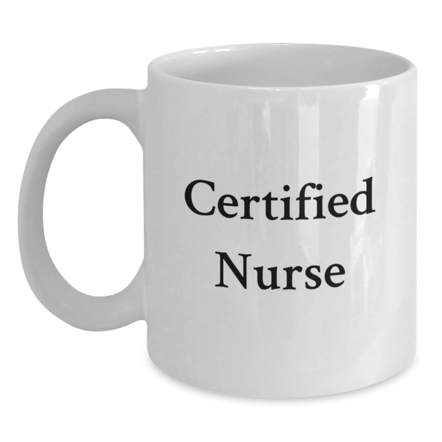Funny Nurse Gifts from Men, White Coffee Mugs for Nurses, Certified Nurse Christmas Unique Presents - Main