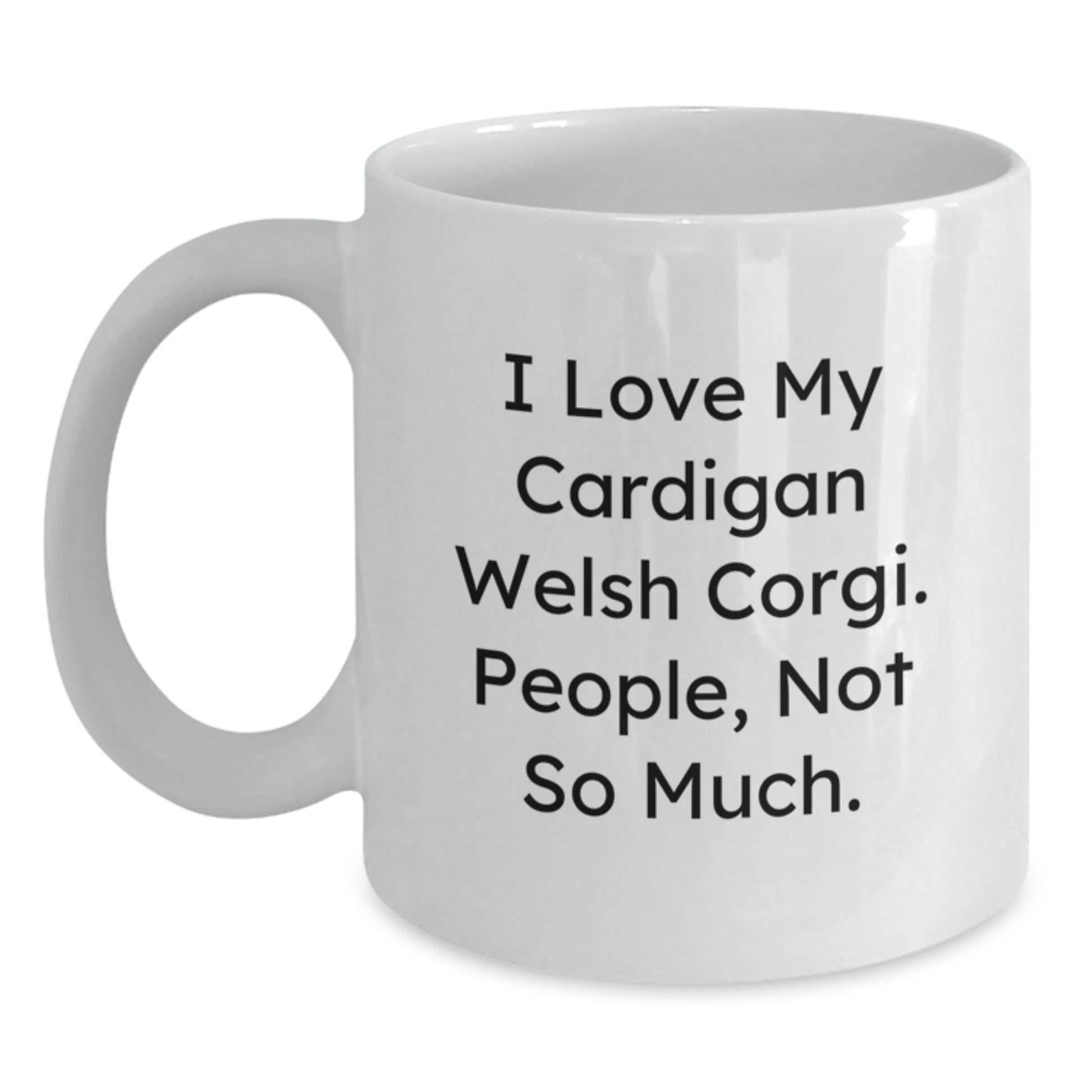 Funny Cardigan Welsh Corgi Dog Lovers Gifts from Family - White Coffee Mug for Graduation Unique Gifts - Main