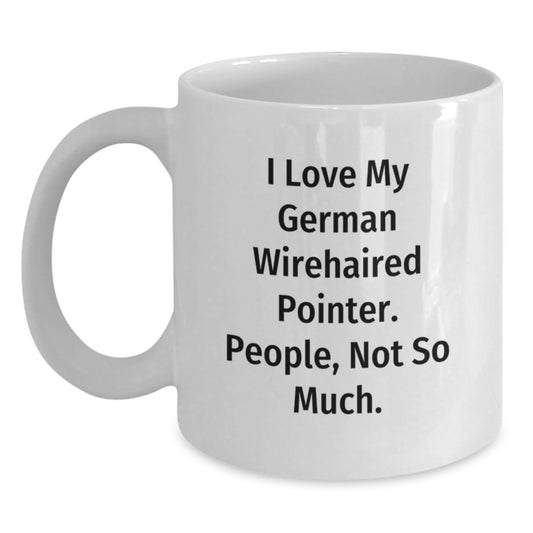 German Wirehaired Pointer Dog Lover Gifts Gifts from Family for Men Funny Christmas Unique Mugs - Main