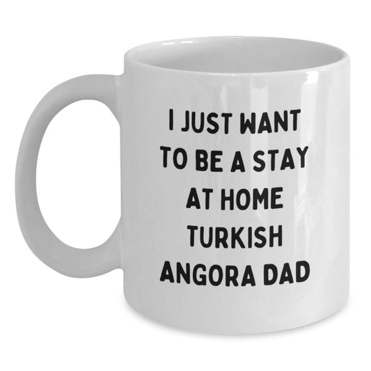 Funny Turkish Angora Cat Dad Gifts from Men to Turkish Angora Cat Lover for Christmas Unique Presents - Main