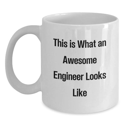 Gifts from Men for Awesome Engineer Friends Funny White Coffee Mug 11oz/15oz Valentine's Unique - Main