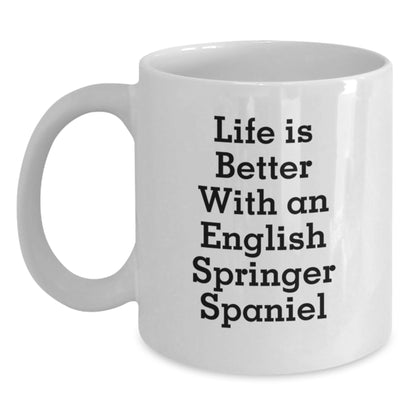 English Springer Spaniel Dog Lover Gifts from Friends and Family, Funny Quote Mug for Valentine's - Main