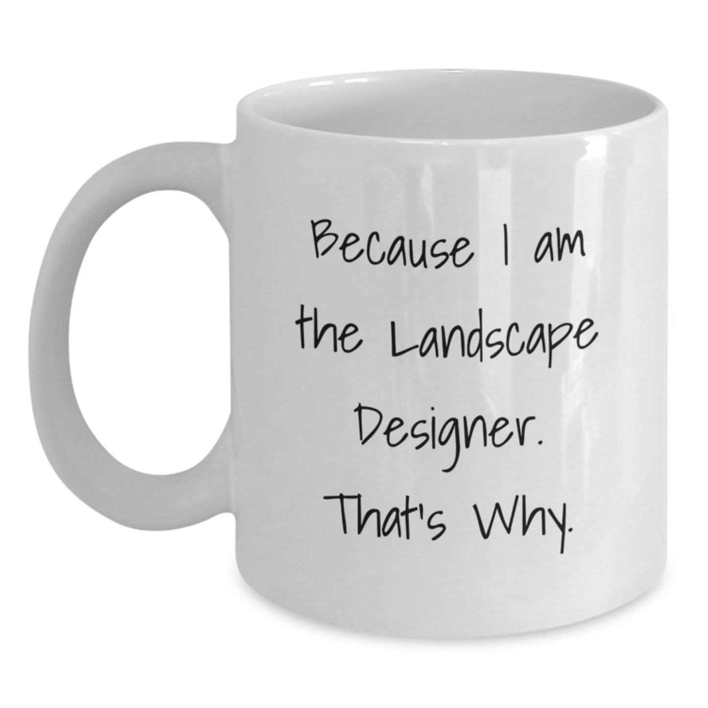 Landscape Designer Christmas White Coffee Mug Funny Quote Gifts from Friends for Men - Main