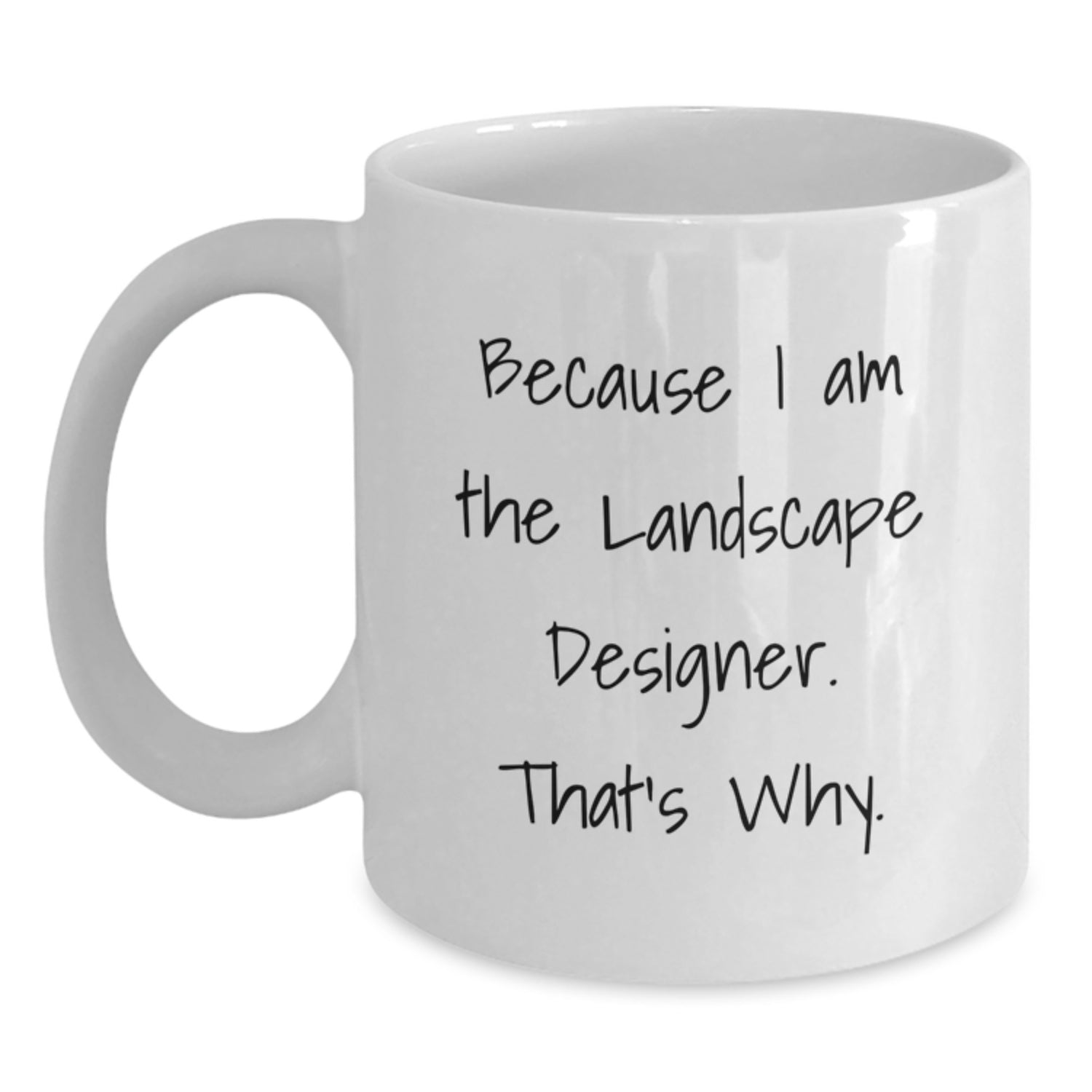 Landscape Designer Christmas White Coffee Mug Funny Quote Gifts from Friends for Men - Main