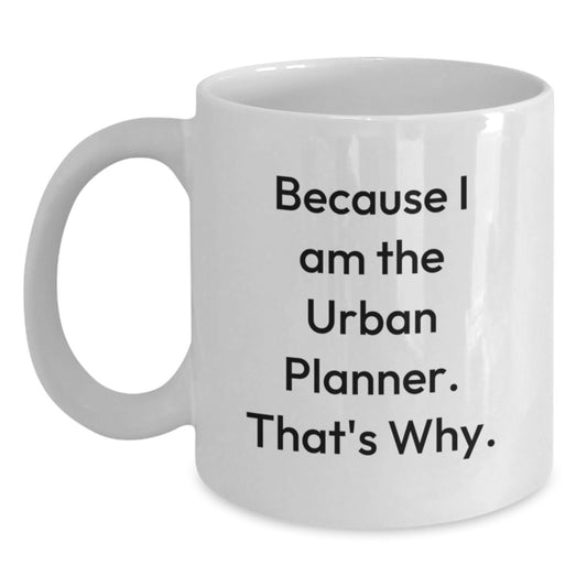 Funny Urban Planner White Coffee Mug Gifts from Men to Friends, Unique Christmas Unique Gifts for Urban Planner - Main