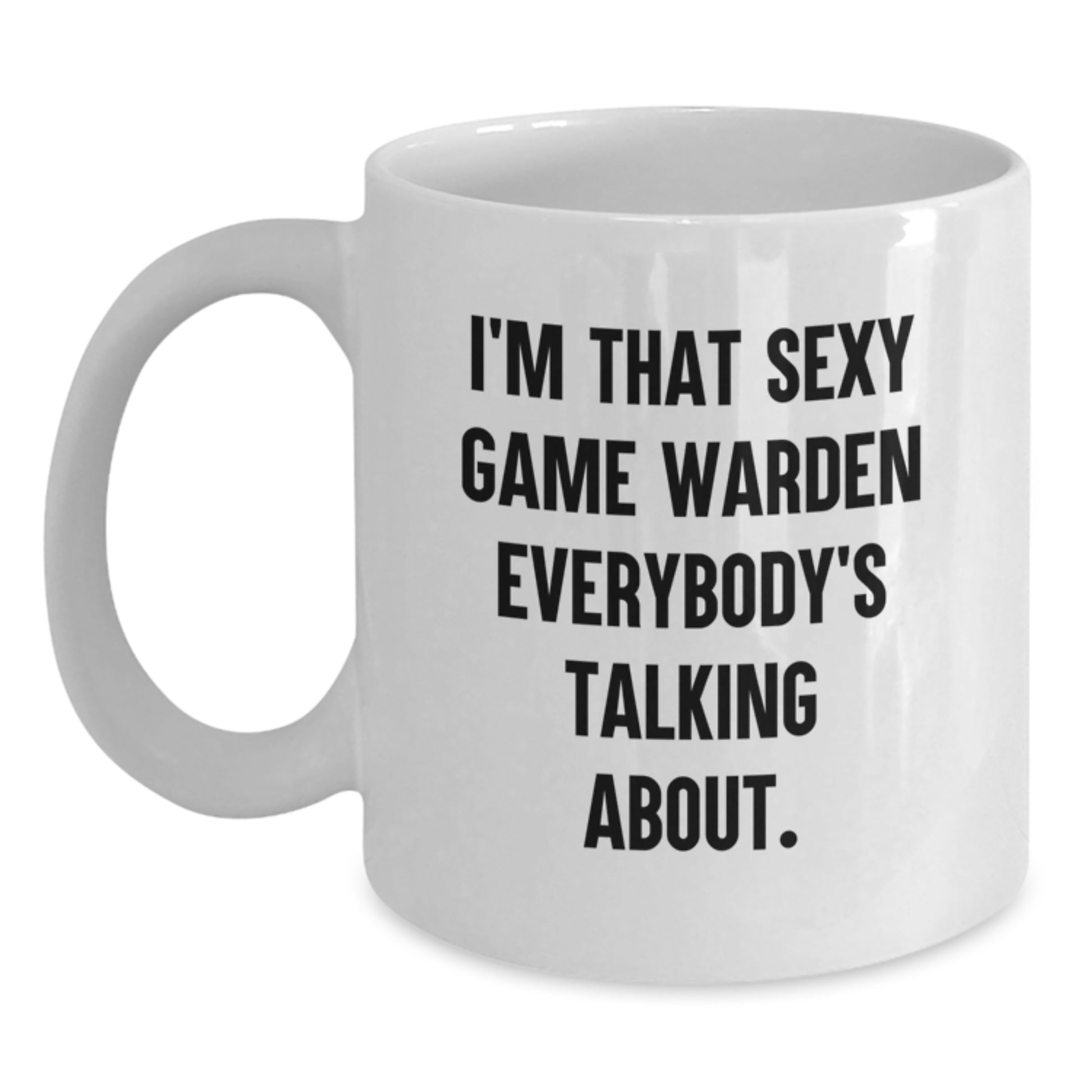 Unique Funny Game Warden White Coffee Mugs Gifts from Friends for Men, Perfect for Christmas Unique Gift Ideas - Main