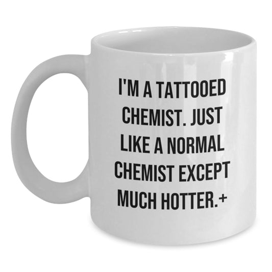 Funny Chemist Gifts for Men from Friends, Unique White Coffee Mugs, Christmas Unique Gifts for Chemist - Main