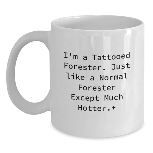Funny Forester Gifts for Christmas - White Coffee Mug for Friends, Family, or Forester Lovers - Unique Forester Humor - Main