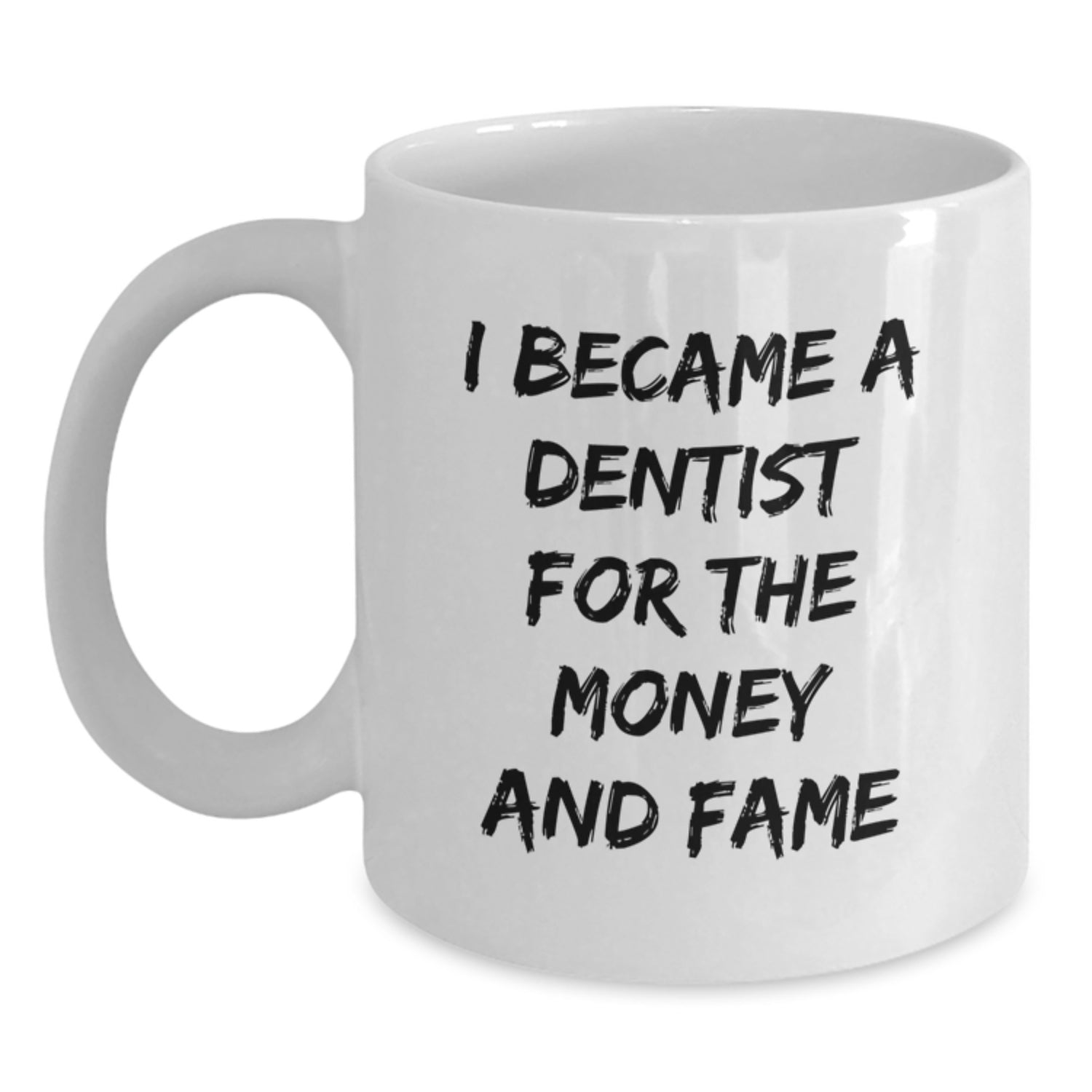 Funny Dentist Gifts from Men to Women Christmas Unique Gifts for Dentist Friends and Coworkers - White Coffee Mug - Main
