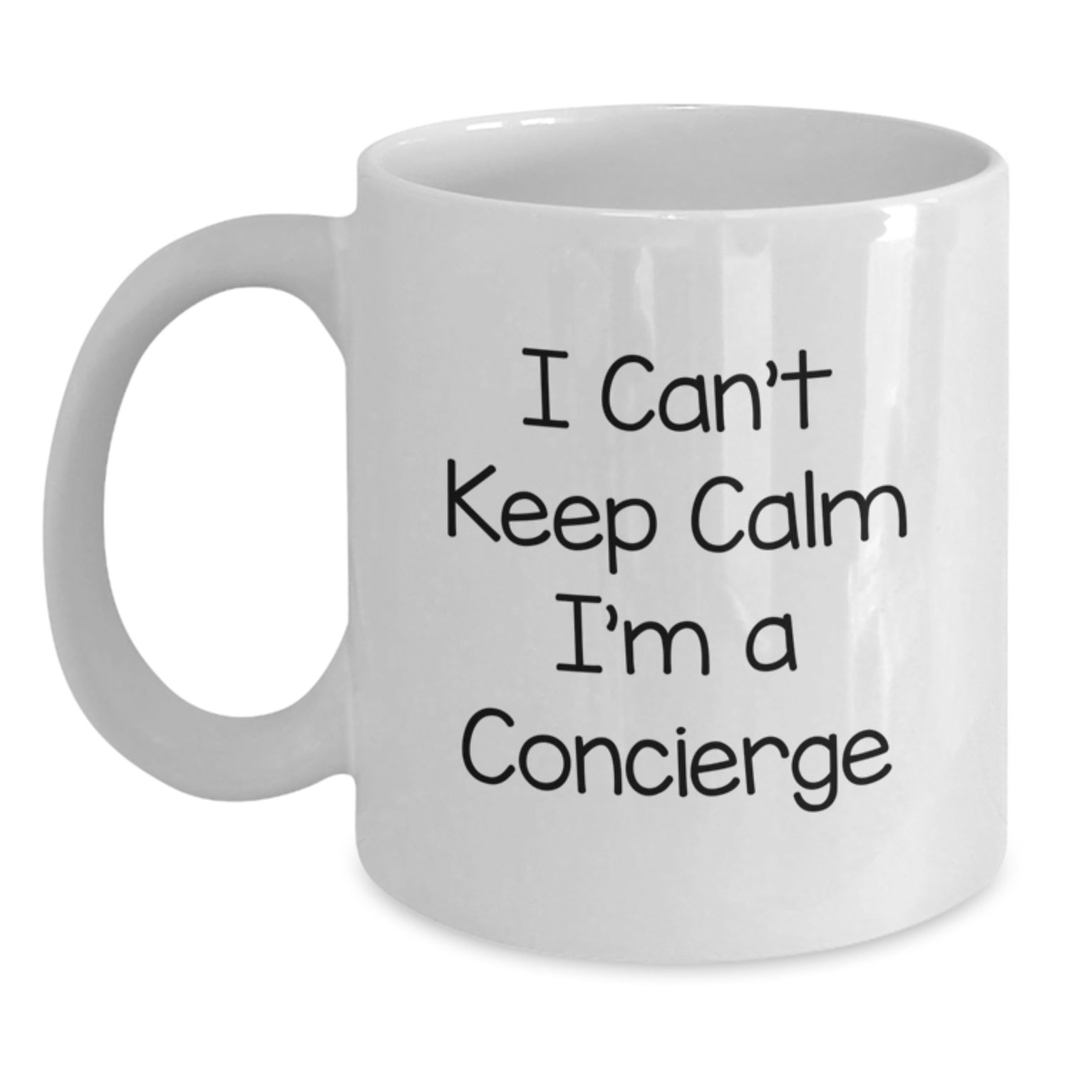 Funny Concierge White Coffee Mugs for Friends Gifts from Men, Inspirational Coffee Mug Gifts for Concierge, White Coffee Mug I'm A Concierge, Christmas Unique Gifts - Main