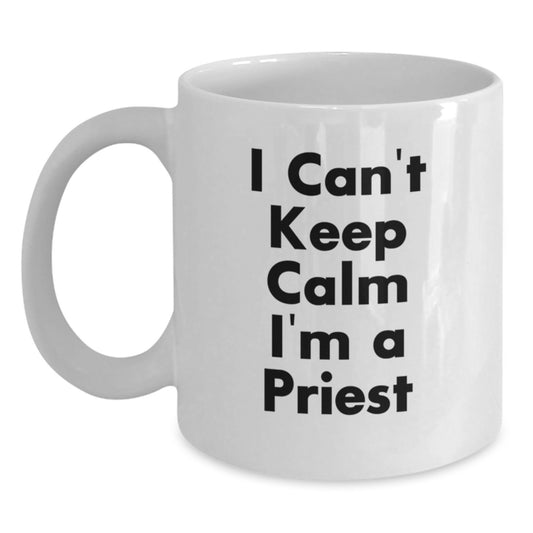 Funny Gifts from Friends or Family for Priest Men Christmas Unique Mugs - Main