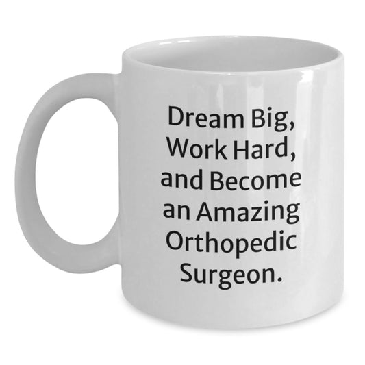 Funny Orthopedic Surgeon Gifts from Friends for Men - White Coffee Mug for Christmas Unique Presents - Main