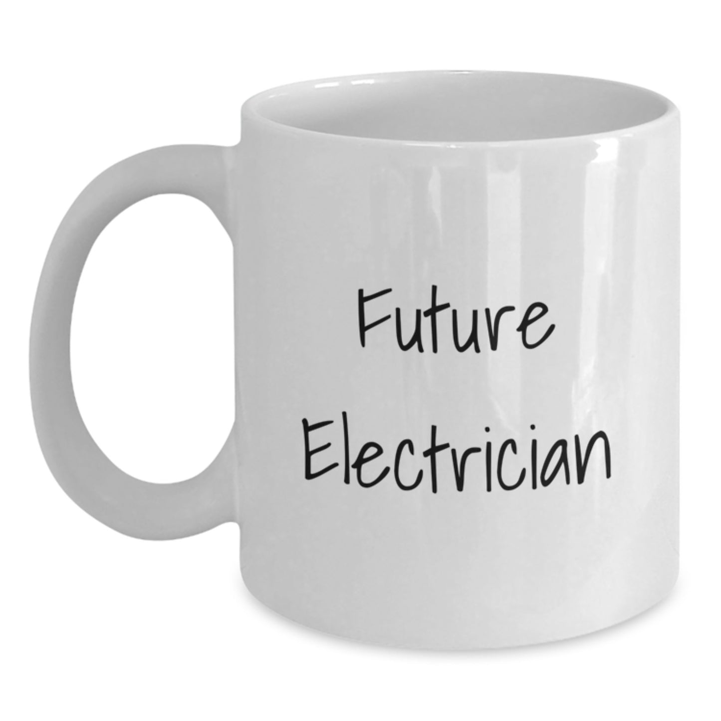Funny Future Electrician Gifts from Men to Friends and Family White Coffee Mug - Christmas Unique Presents for Electrician Enthusiasts - Main