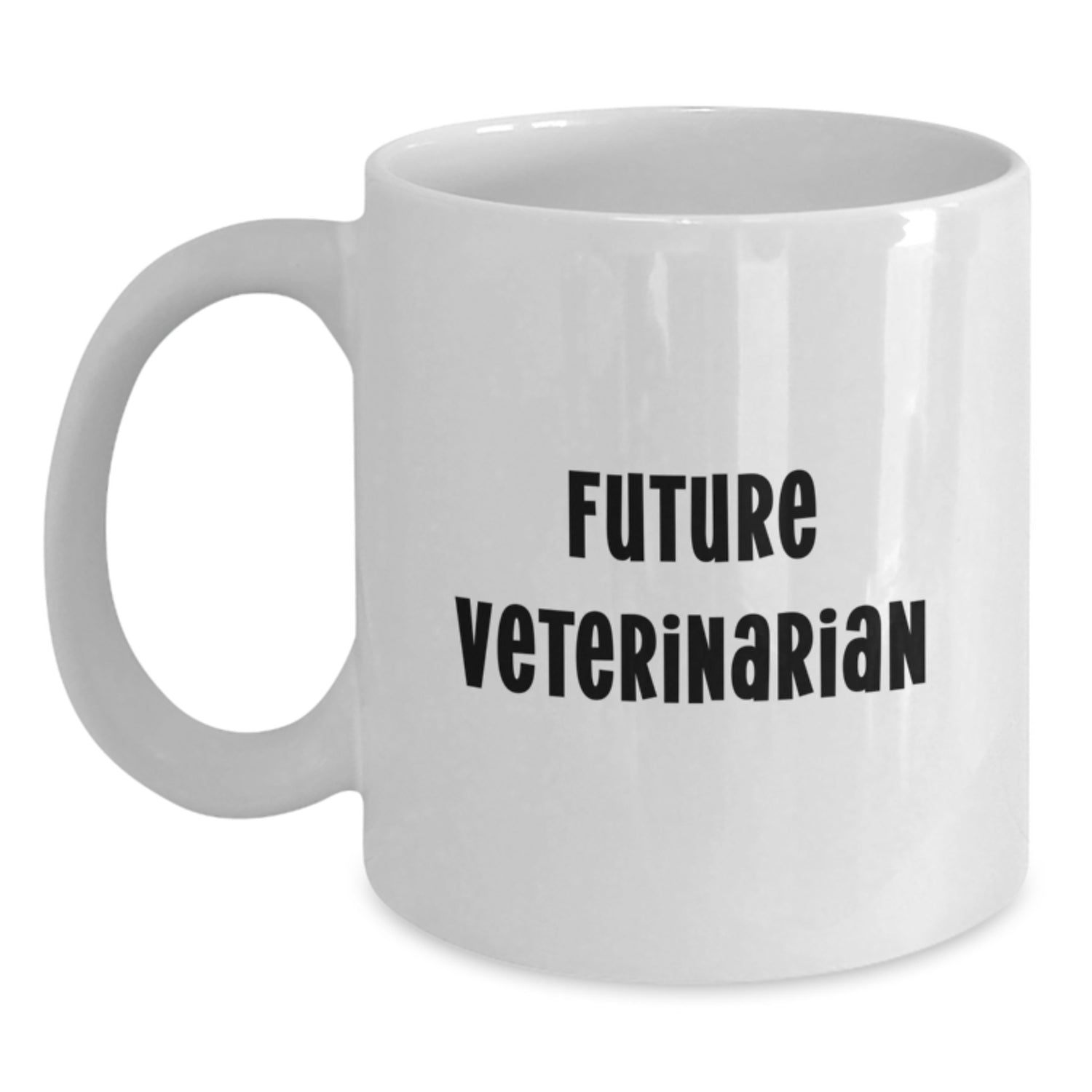 Funny Gifts for Veterinarian Friends - White Coffee Mug 'Future Veterinarian' Christmas Unique Gifts from Family - Main
