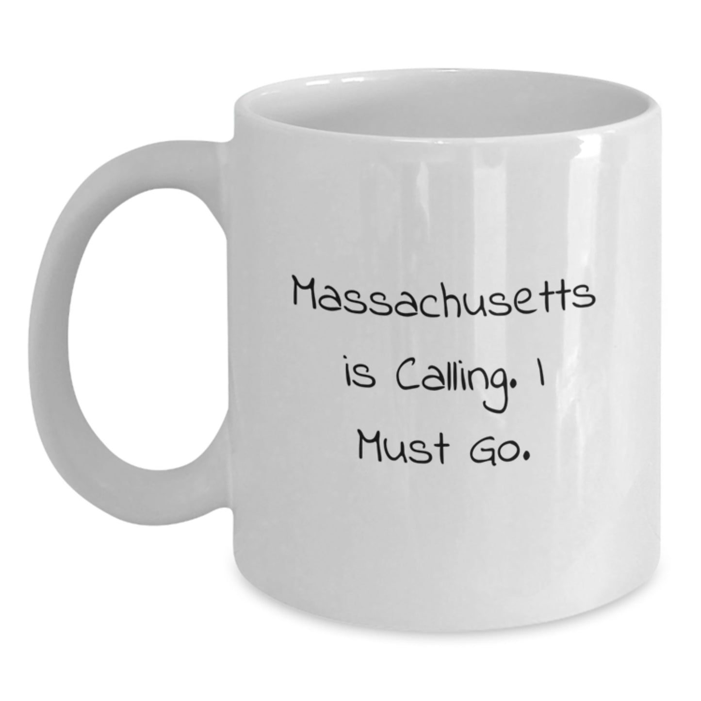 Massachusetts White Coffee Mug Gifts from Friends and Family for Christmas Unique Presents - Main
