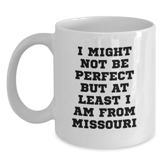 Funny Missouri White Coffee Mug Gifts from Friends for Family - Unique Christmas Memorable Presents - Main