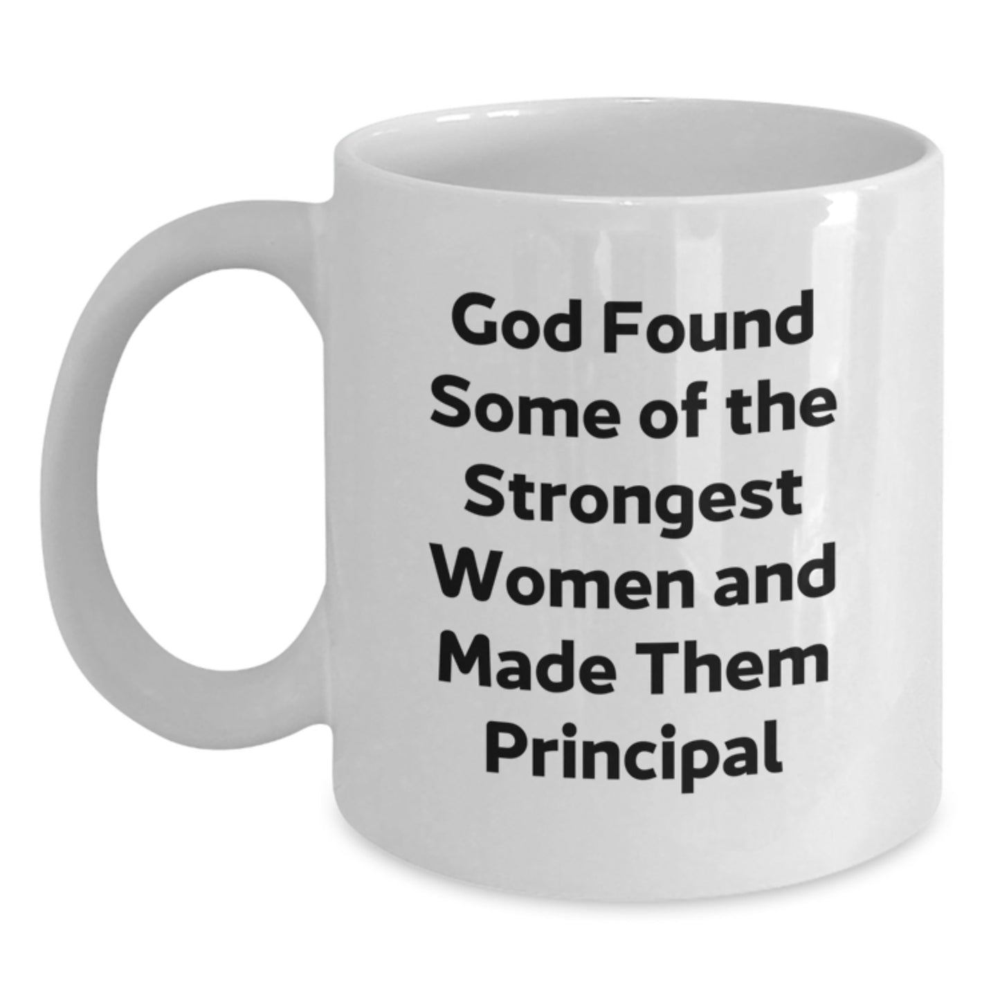 Funny Principal White Coffee Mug Gifts from Men to Women Coworkers Family - Christmas Unique - Main