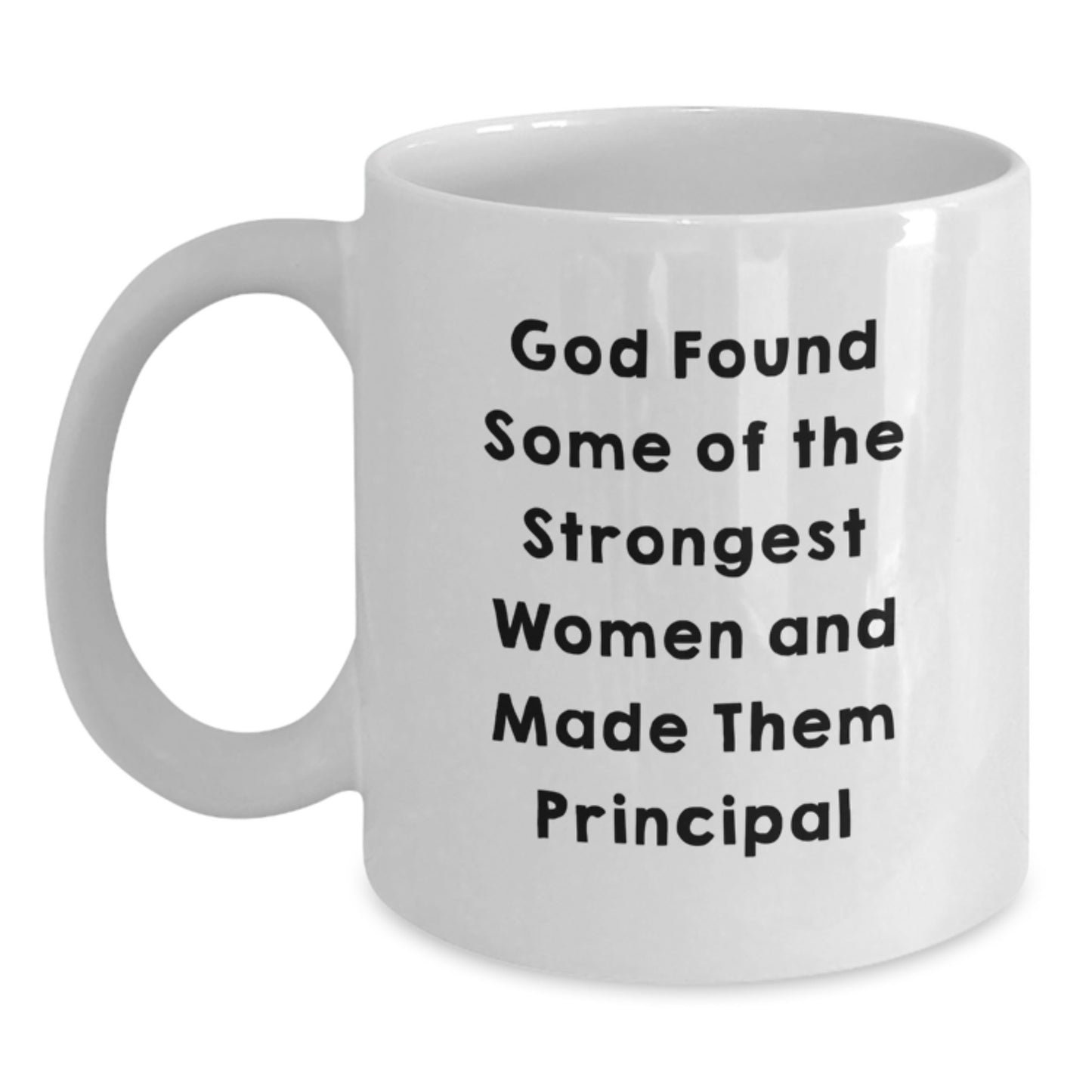 Funny Principal Gifts for Christmas - White Coffee Mug with Inspirational Quote - Gifts from Friends, Coworkers or Family to Principal Women - Main