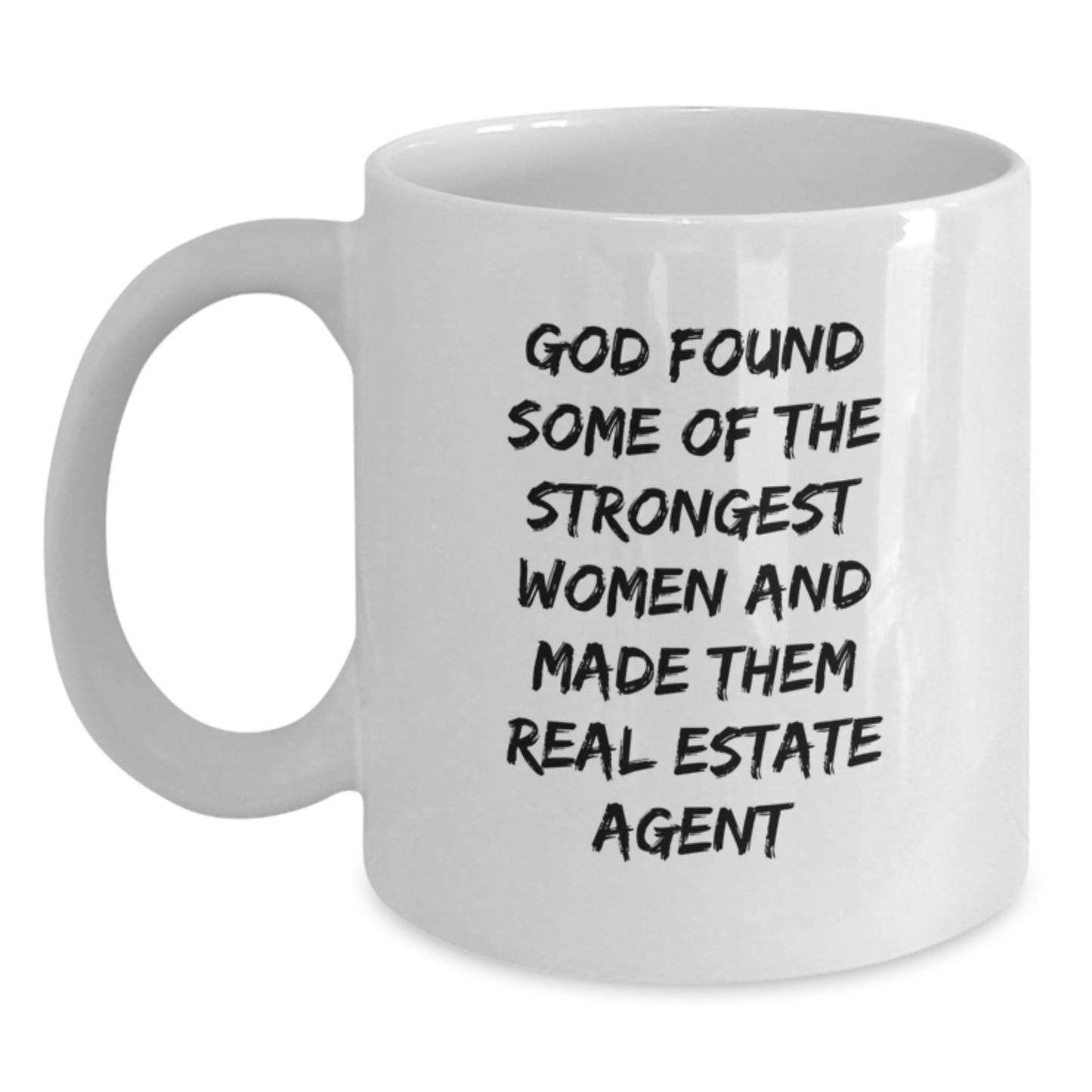 Funny Real Estate Agent White Coffee Mug Gifts from Women for Christmas Unique Presents - Main
