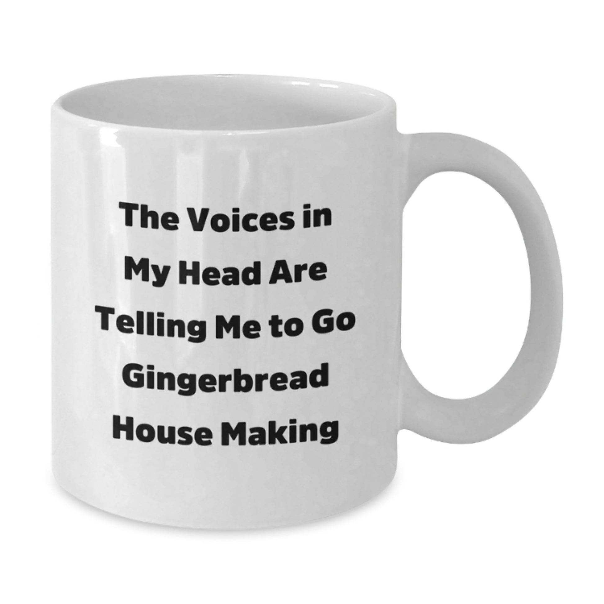 Funny Gingerbread House Making Christmas White Coffee Mug Gifts from Friends for Family Men Women - Additional
