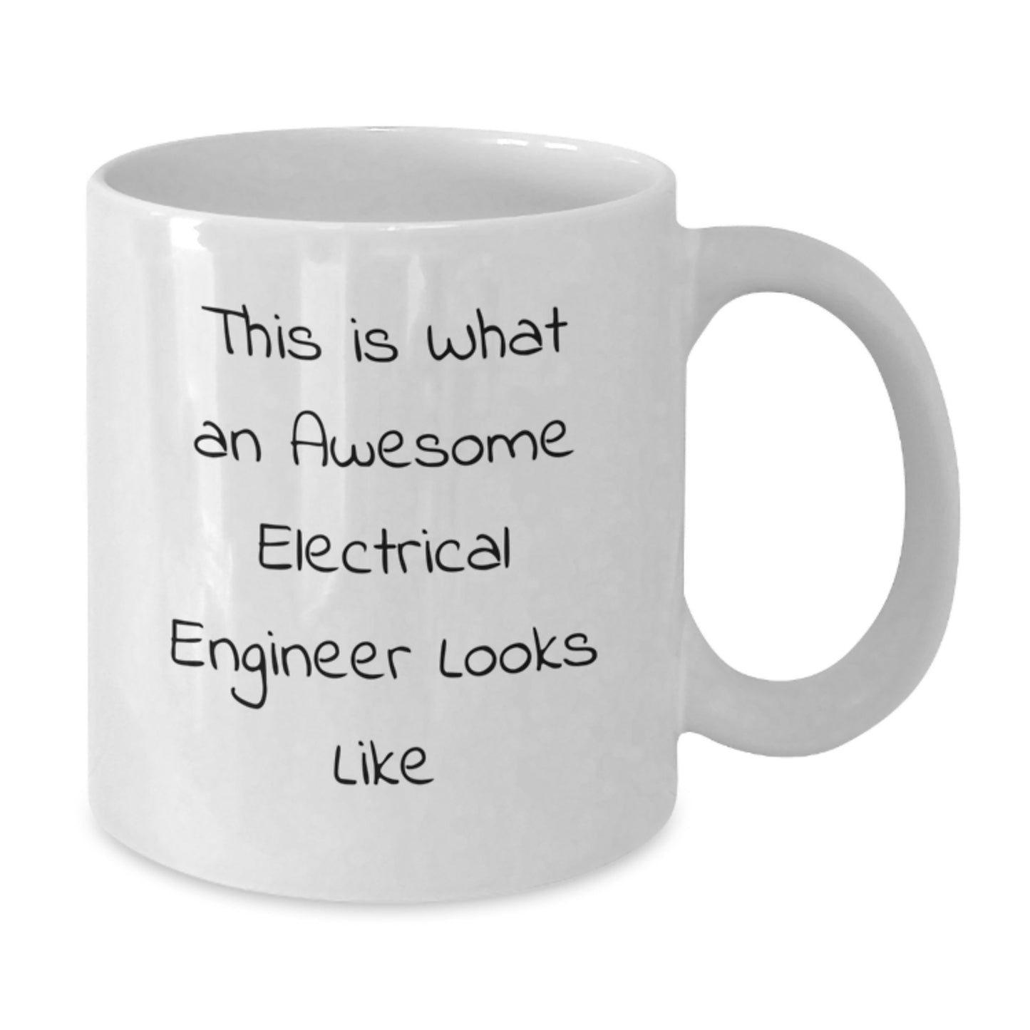 Funny Electrical Engineer Gifts for Men from Friends - White Coffee Mug - This Is What An Awesome Electrical Engineer Looks Like - Christmas Unique - Additional