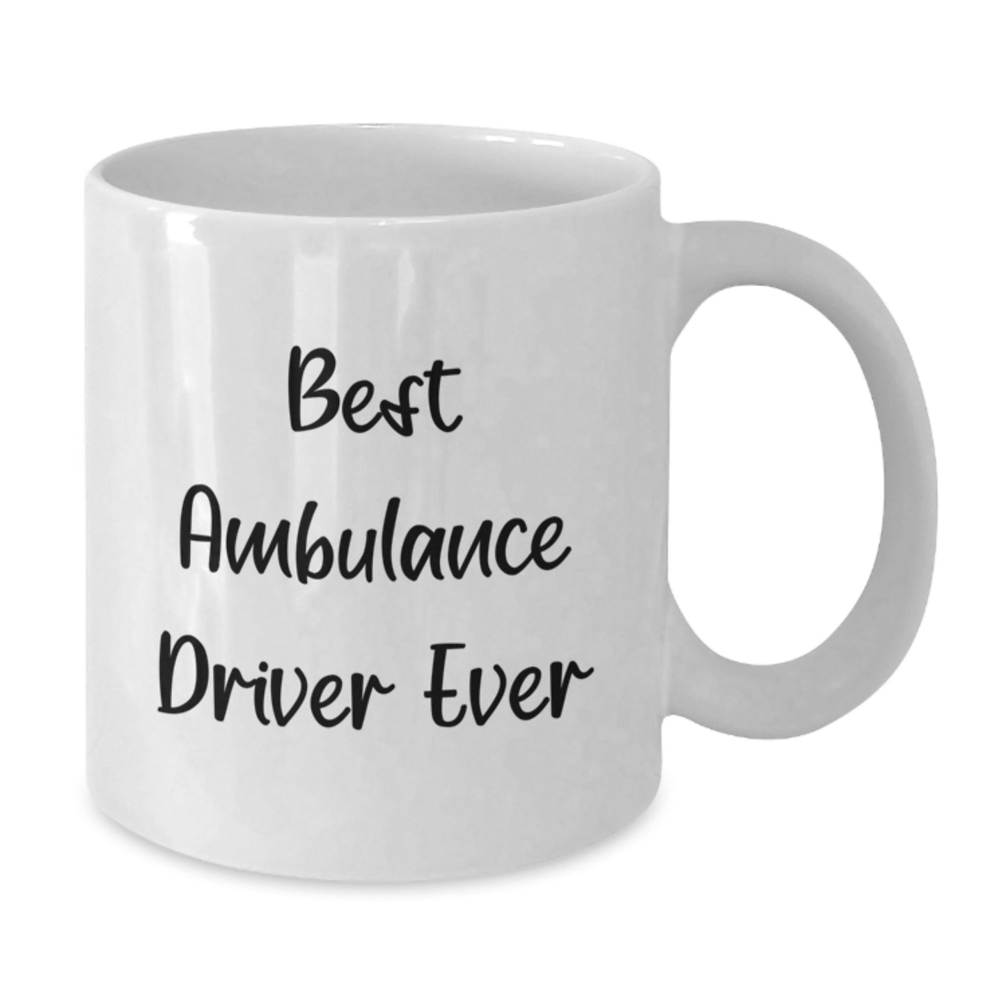 Funny Ambulance Driver Gifts from Friends for Ambulance Driver Men - Best Ambulance Driver Ever White Coffee Mug, White Coffee Mug for Ambulance Driver, Ambulance Driver Christmas Unique Gifts - Additional