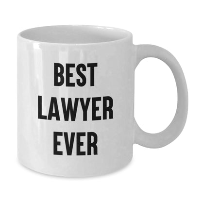 Funny Lawyer Coffee Mug Gift, Best Lawyer Ever, Unique Lawyer White Coffee Mugs for Lawyers, Funny Lawyer Gifts from Family, Friends, Coworkers - Best Lawyer Ever Mug - Additional