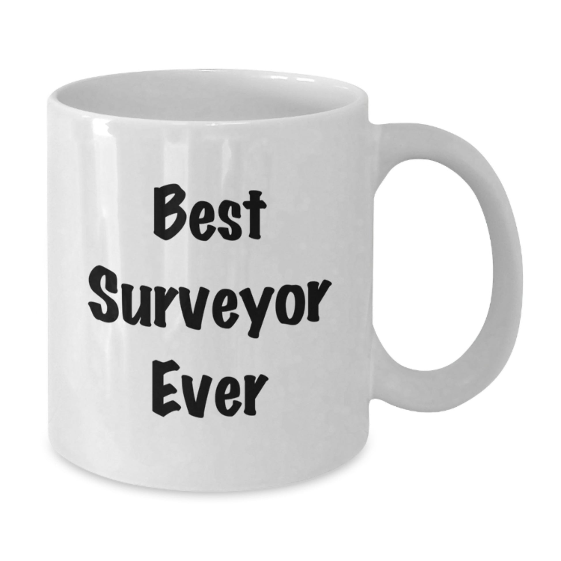 Surveyor Gifts, Funny Quote White Coffee Mug for Men, Gifts from Friends on Graduation Day, Perfect for Surveyor Enthusiasts, Best Surveyor Ever - Additional