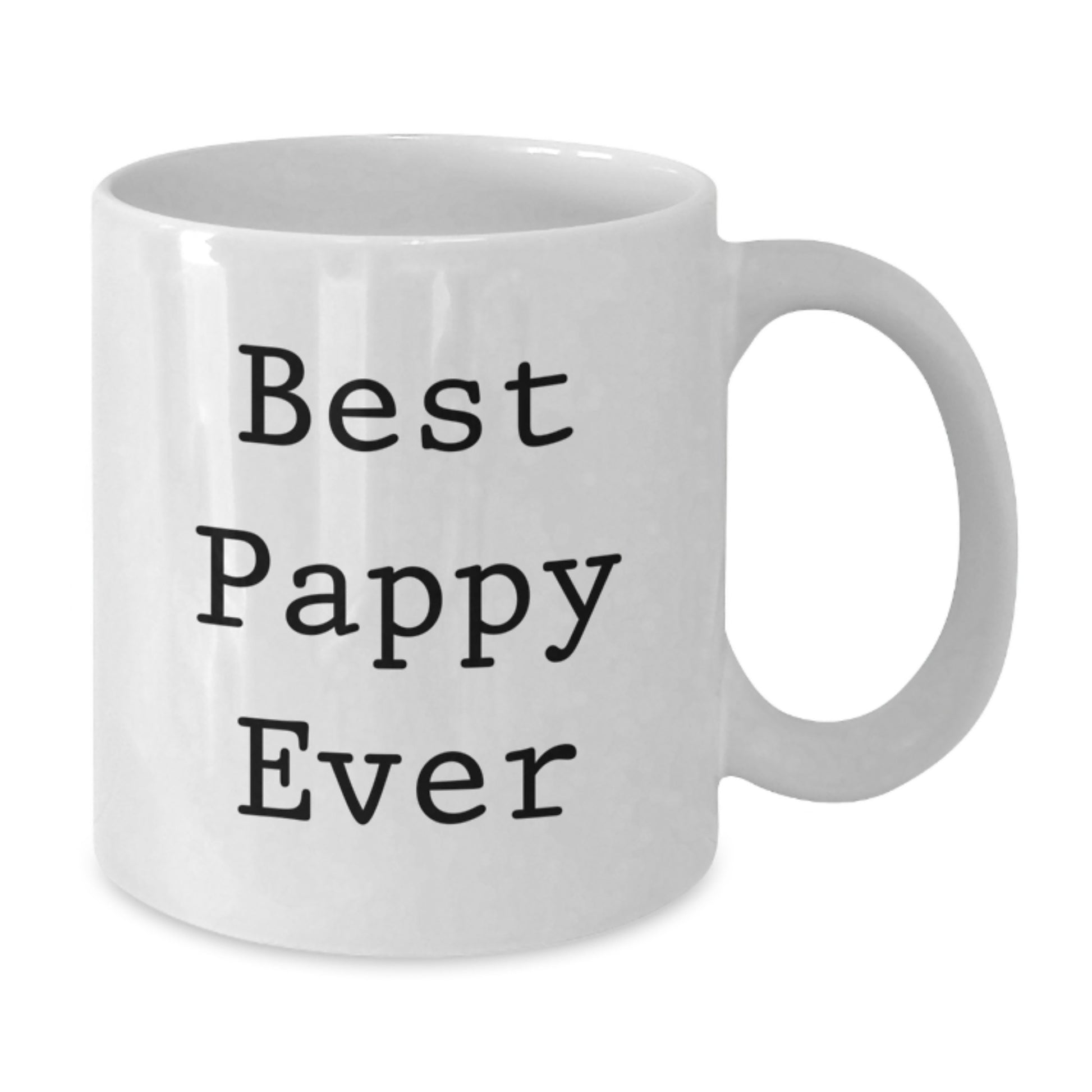 Funny Pappy Gifts from Family, White Coffee Mug for Pappy, Best Pappy Ever Quote Christmas Unique Gifts - Additional