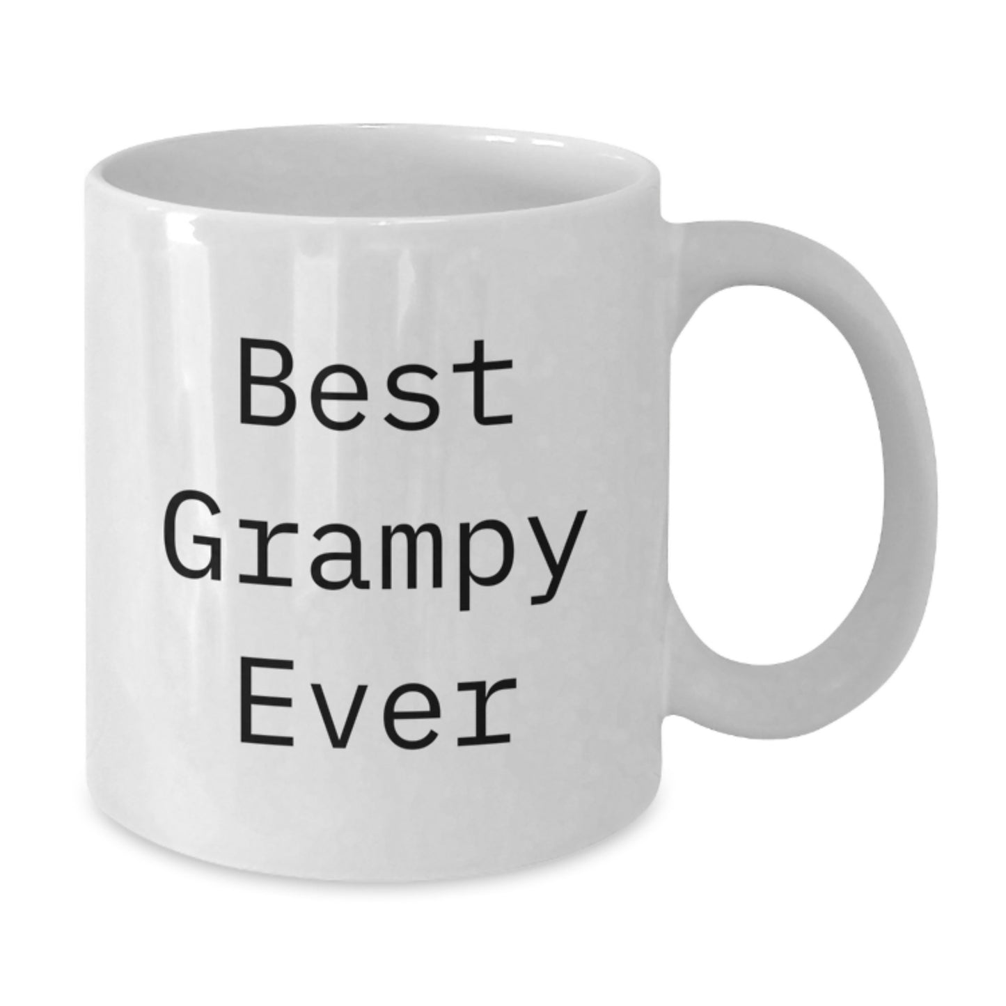 Funny Grampy Gifts for Men, White Coffee Mug, Best Grampy Ever Quote, Gifts from Family for Grampy at Christmas - Additional