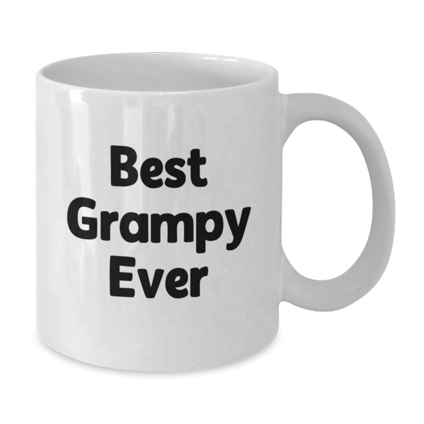 Funny Grampy Gifts for Him - Best Grampy Ever White Coffee Mug, Gifts from Family for Grampy on Christmas - Additional
