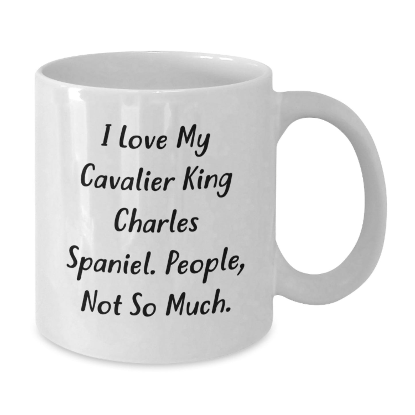 Funny Cavalier King Charles Spaniel Dog Lover Gifts for Men from Friends - I Love My Cavalier King Charles Spaniel People Not So Much Christmas Unique Mugs - Additional