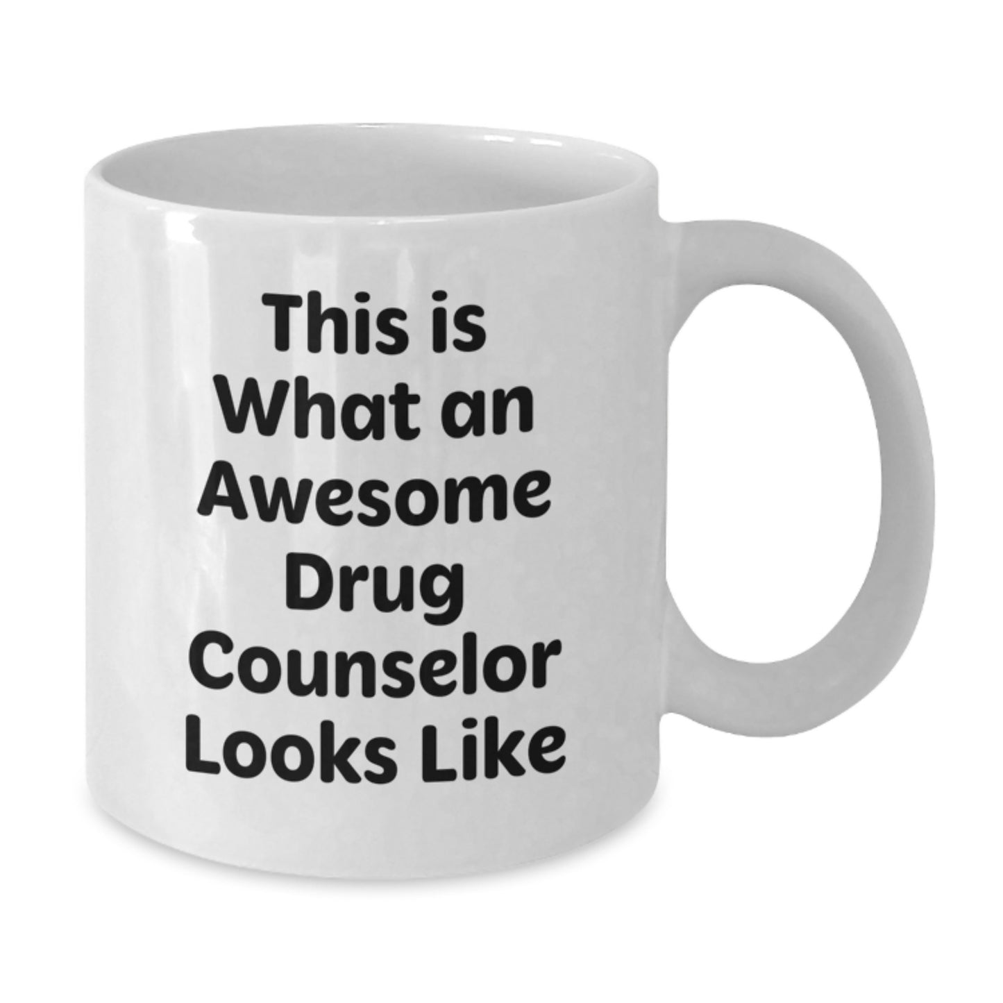 Funny Gifts from Friends and Family to Awesome Drug Counselors, White Coffee Mugs for Valentine's, Unique Drug Counselor Appreciation Mugs - Additional