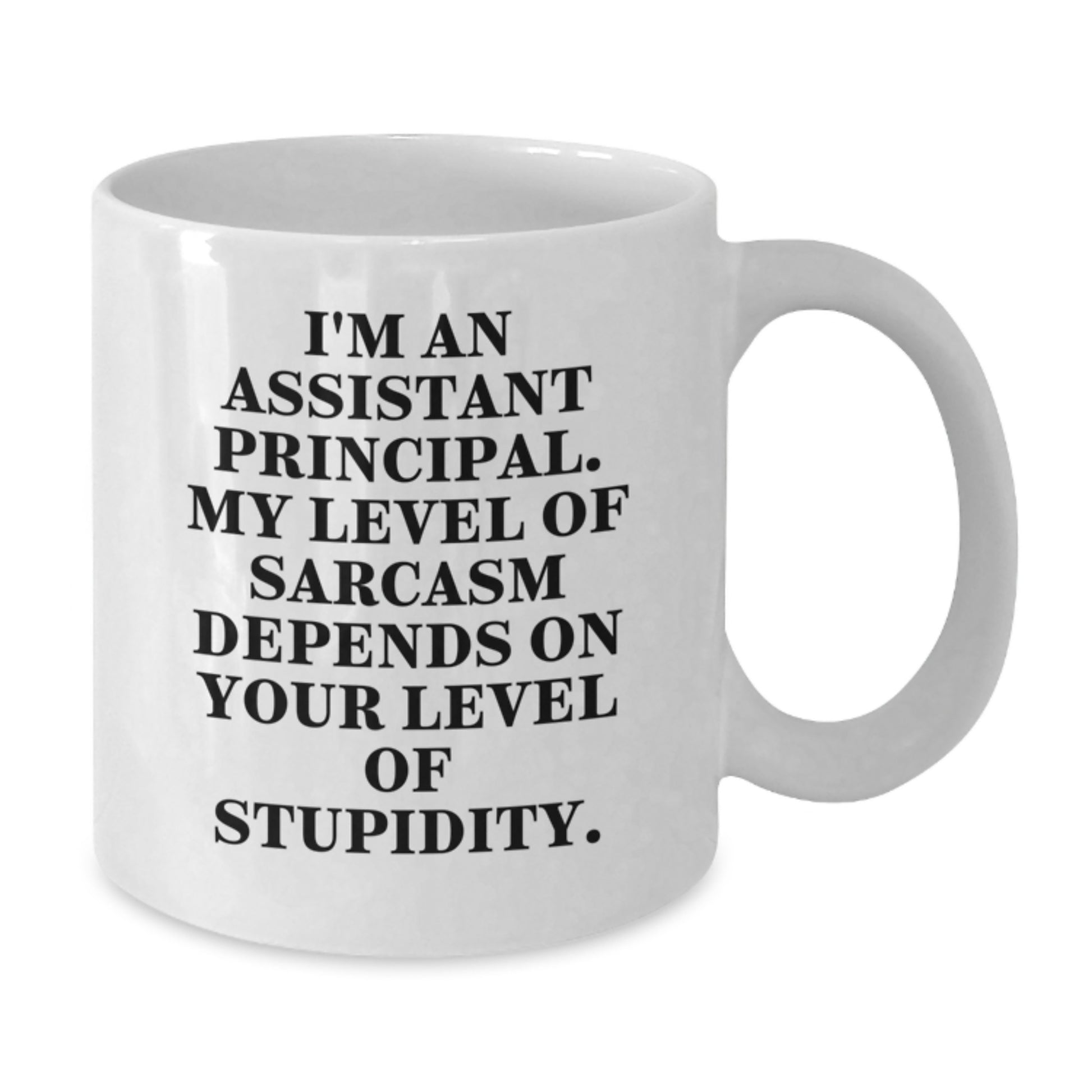 Funny Assistant Principal Gifts for Men, Unique White Coffee Mug for Christmas, 'I'm An Assistant Principal' - Additional
