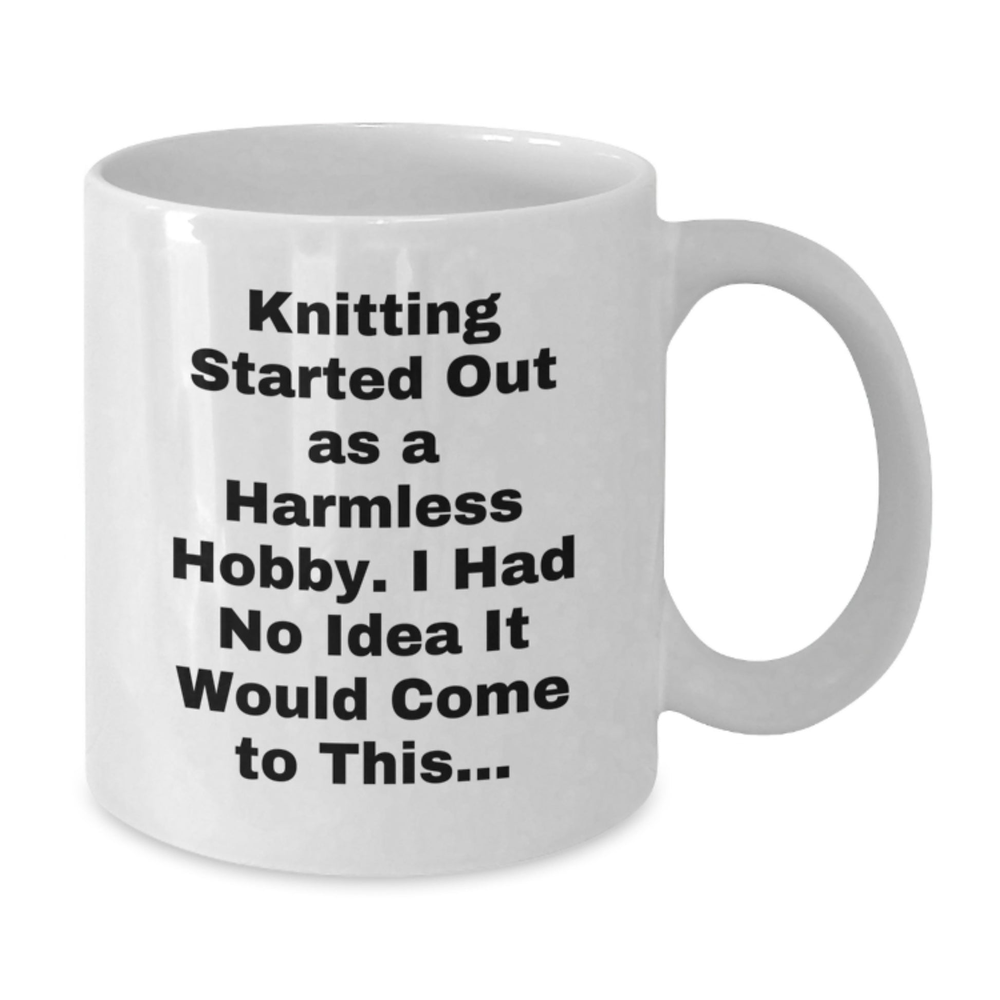 Funny Knitting Gifts for Men Women Friends Family - Knitting Lover White Coffee Mug - Valentine's Unique Ideas from Partner - Additional