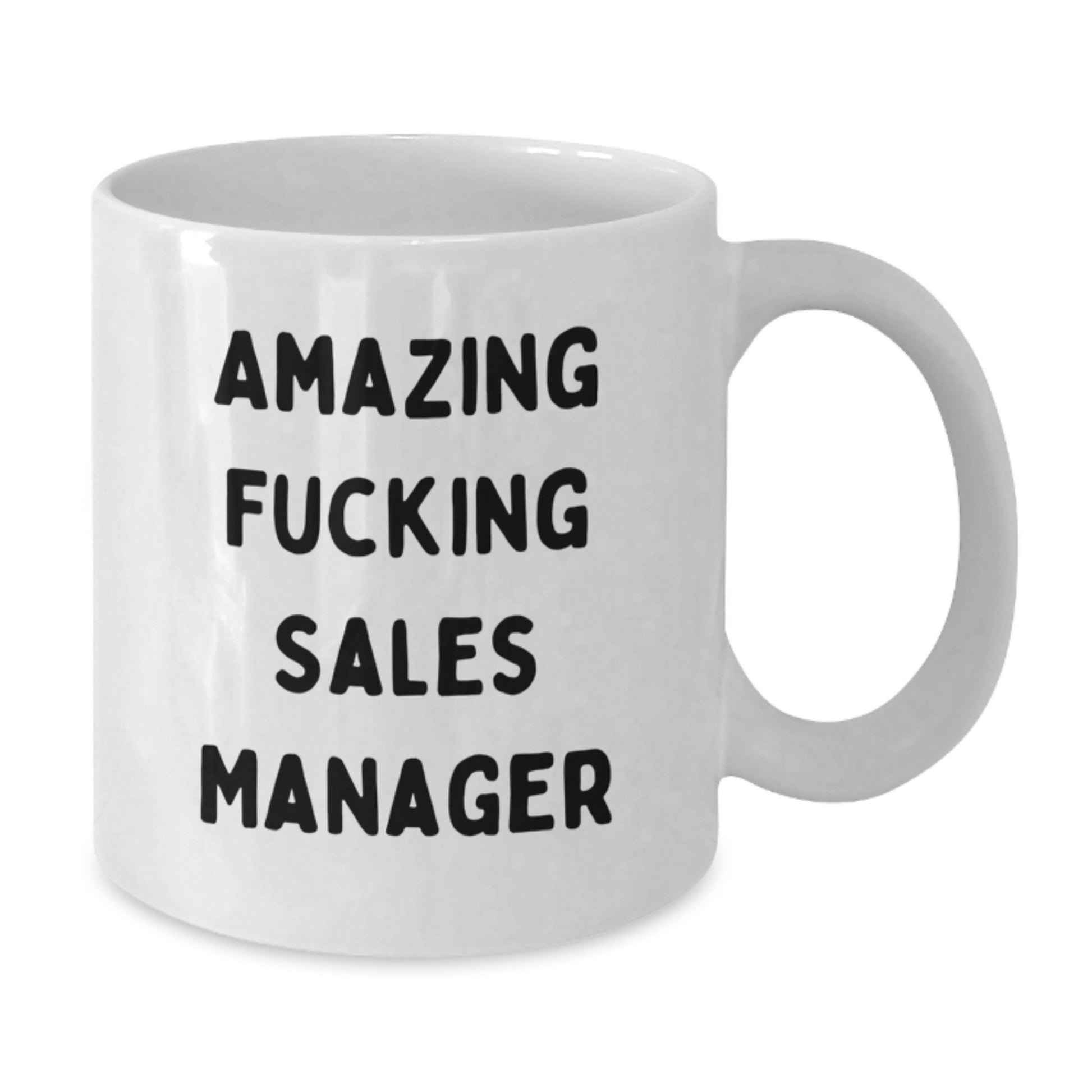 Funny Sales Manager Gifts from Men, White Coffee Mugs for Sales Manager Friends, Amazing F--king Sales Manager Quote Christmas Unique Gifts - Additional