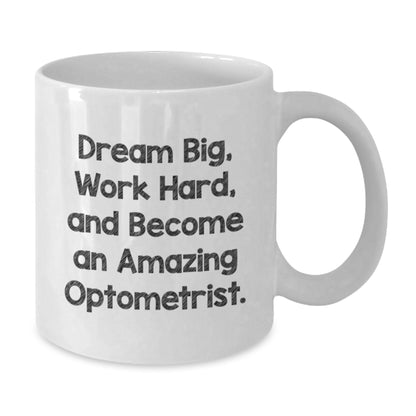 Unique Optometrist Gifts from Friends, Funny Inspirational White Coffee Mug for Men Women Coworkers Family Christmas - Additional