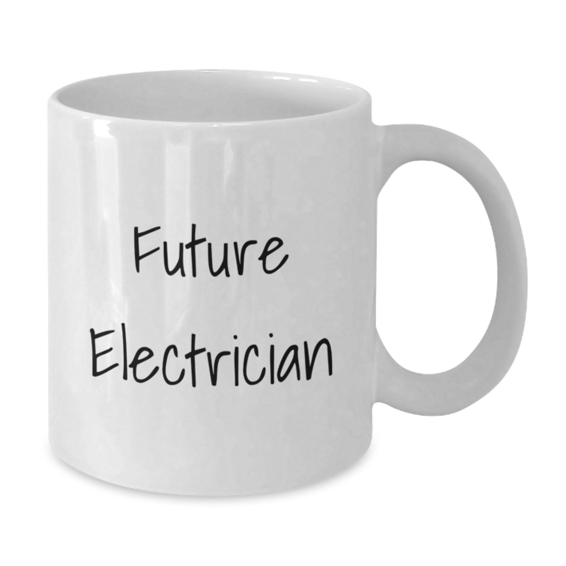 Funny Future Electrician Gifts from Men to Friends and Family White Coffee Mug - Christmas Unique Presents for Electrician Enthusiasts - Additional