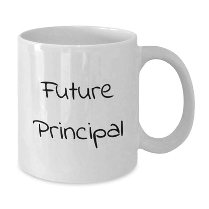 Funny Principal Quotes White Coffee Mugs Gifts from Friends for Principal Christmas Unique Gifts - Additional
