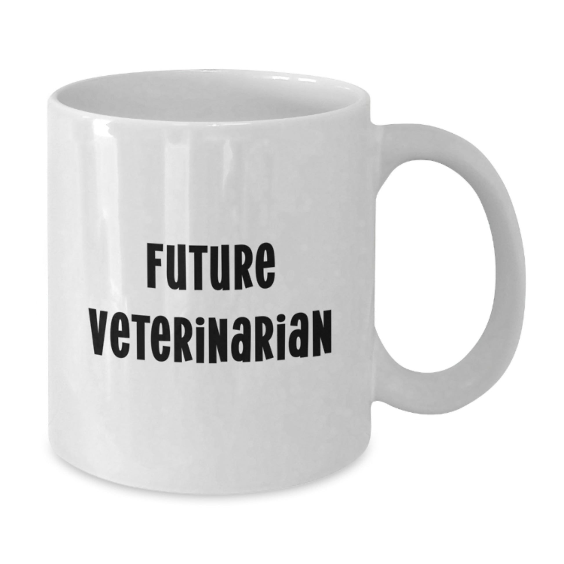 Funny Gifts for Veterinarian Friends - White Coffee Mug 'Future Veterinarian' Christmas Unique Gifts from Family - Additional